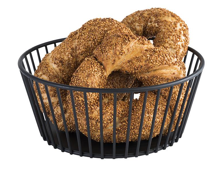 Brot- & Obstkorb, APS, URBAN, Schwarz - Ø20cm