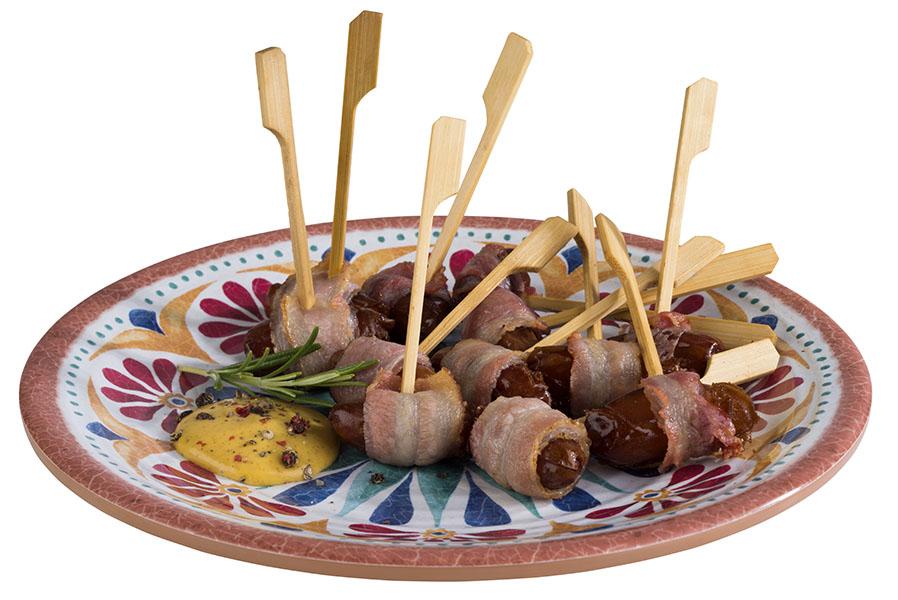 Dessertteller, APS Arabesque, Beige/Blau - Ø 21,5cm