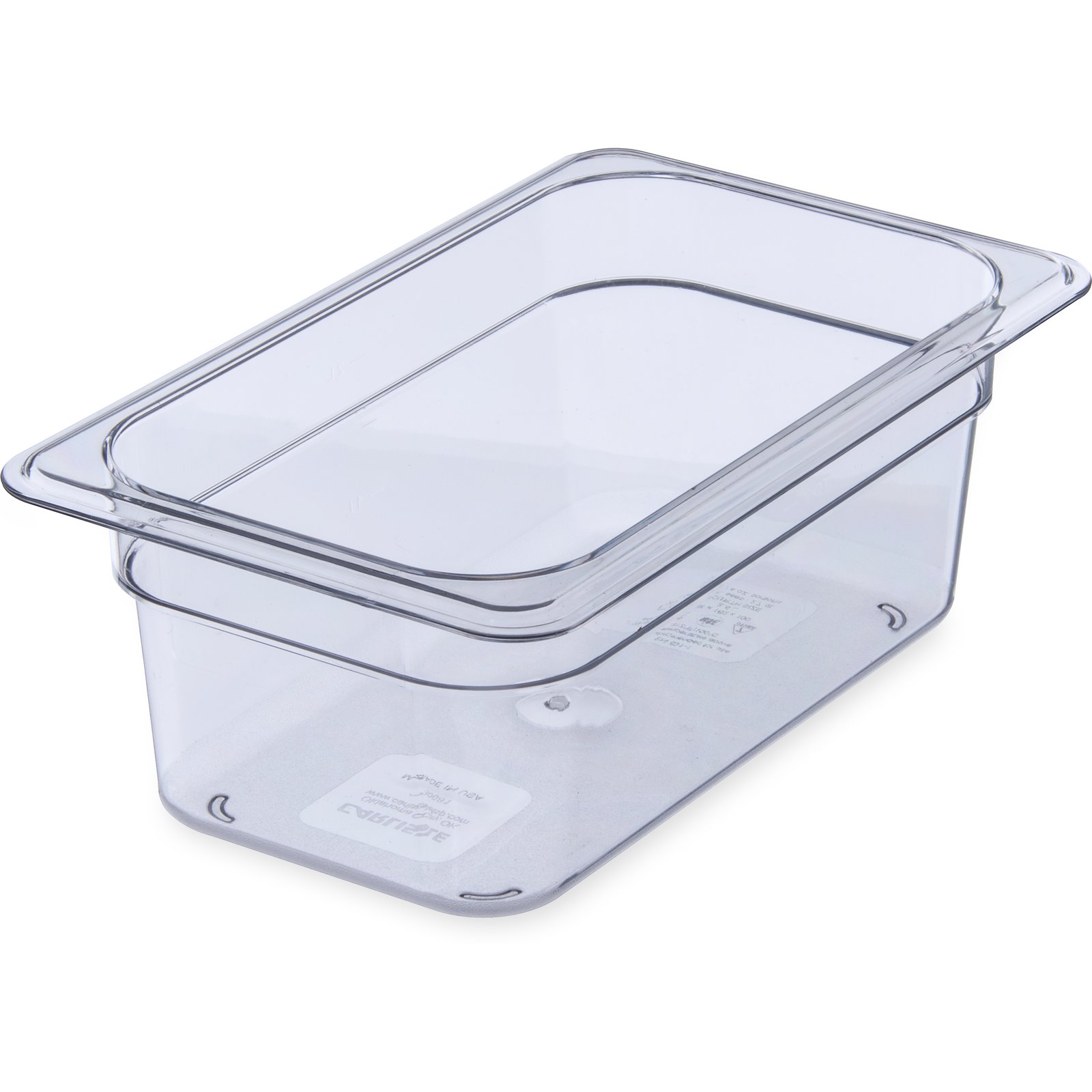 GN 1/4-100, Carlisle, StorPlus, Polycarbonat, Klar - 2,7 Liter