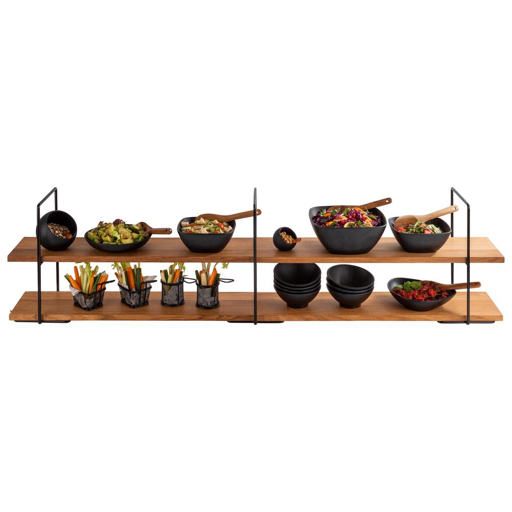 Etagère, 2-stufig, APS, PERFECTO SMALL - 23 x 80 cm