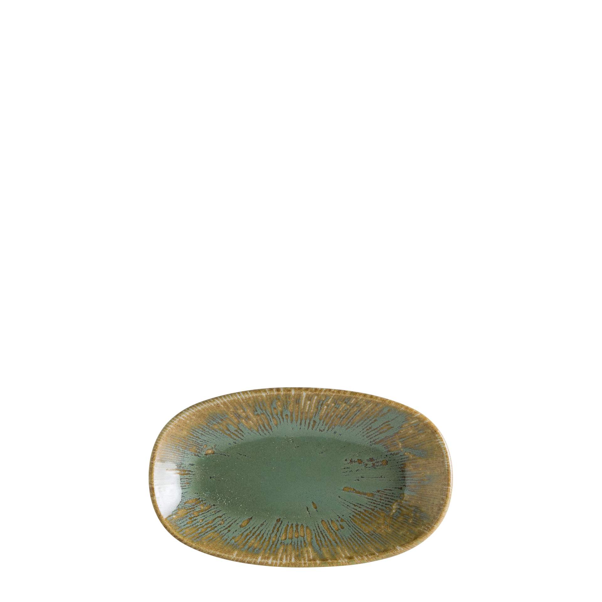 Servierplatte, Bonna, Snell Sage, Grün - 19,2 x 11,1 cm