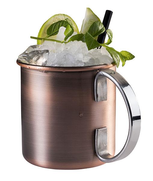 Moscow Mule Becher / Kupferbecher, APS, Antik-Kupfer - 450 ml