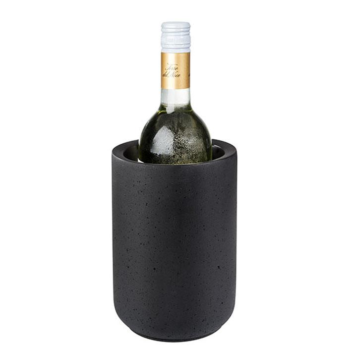 Flaschenkühler, APS, Element, Beton, Schwarz - Ø 12 cm