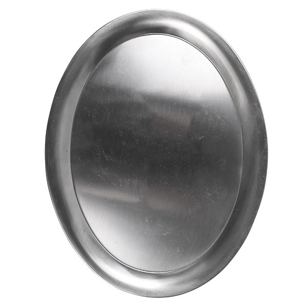 Espressotablett oval, WAS Germany, Edelstahl - 19,5 x 15 cm