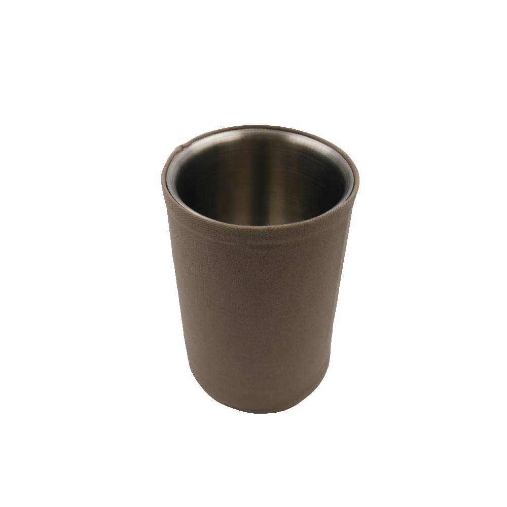 Flaschenkühler, Comas, Edelstahl, Baumwollüberzug, Braun - 1,25 l