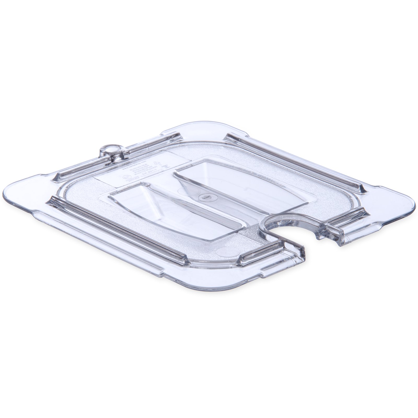 GN 1/6 Universaldeckel flach mit Einschnitt, Carlisle, Klar