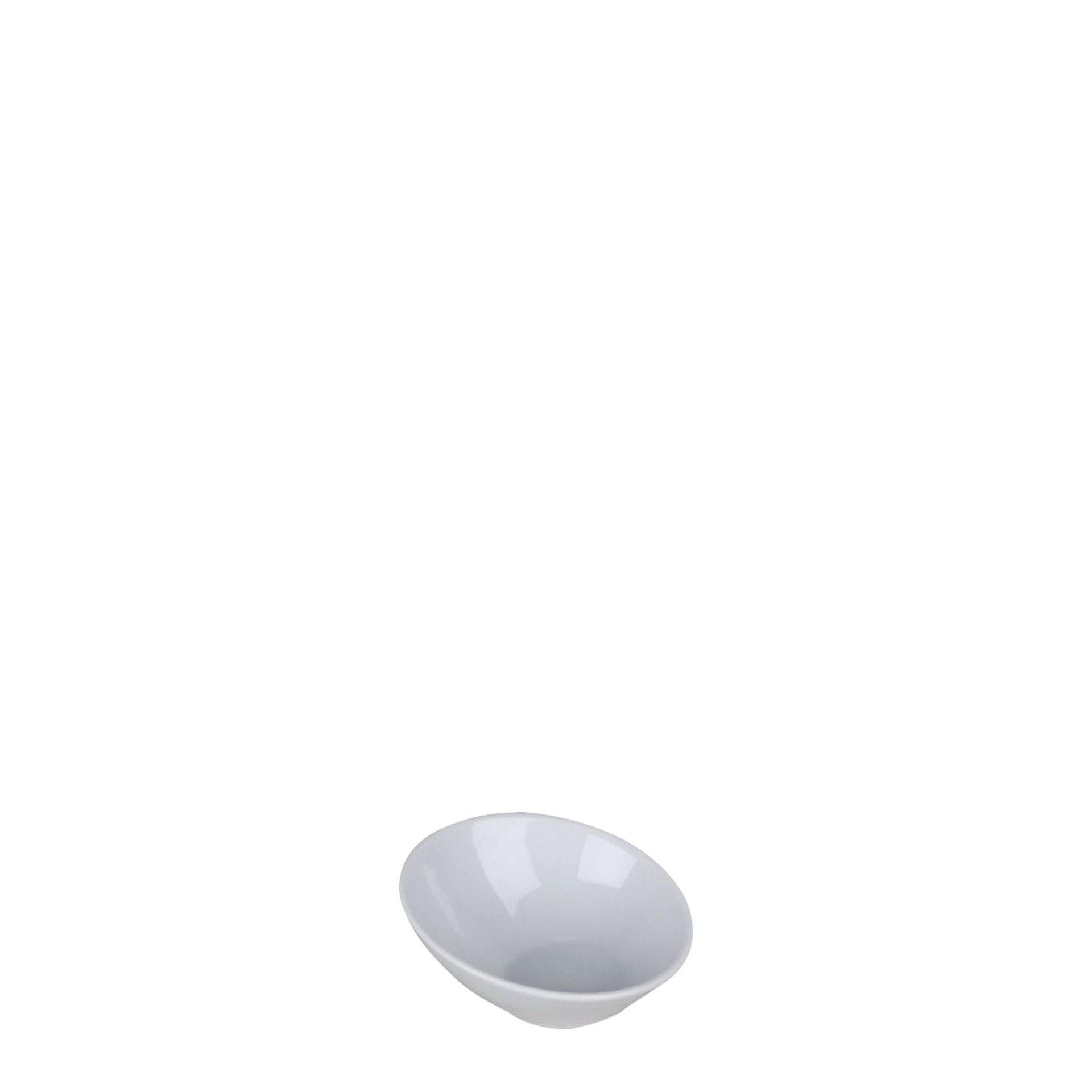 Dipschale schräg, APS Porcelain, Basics White - Ø 10 cm | 55 ml