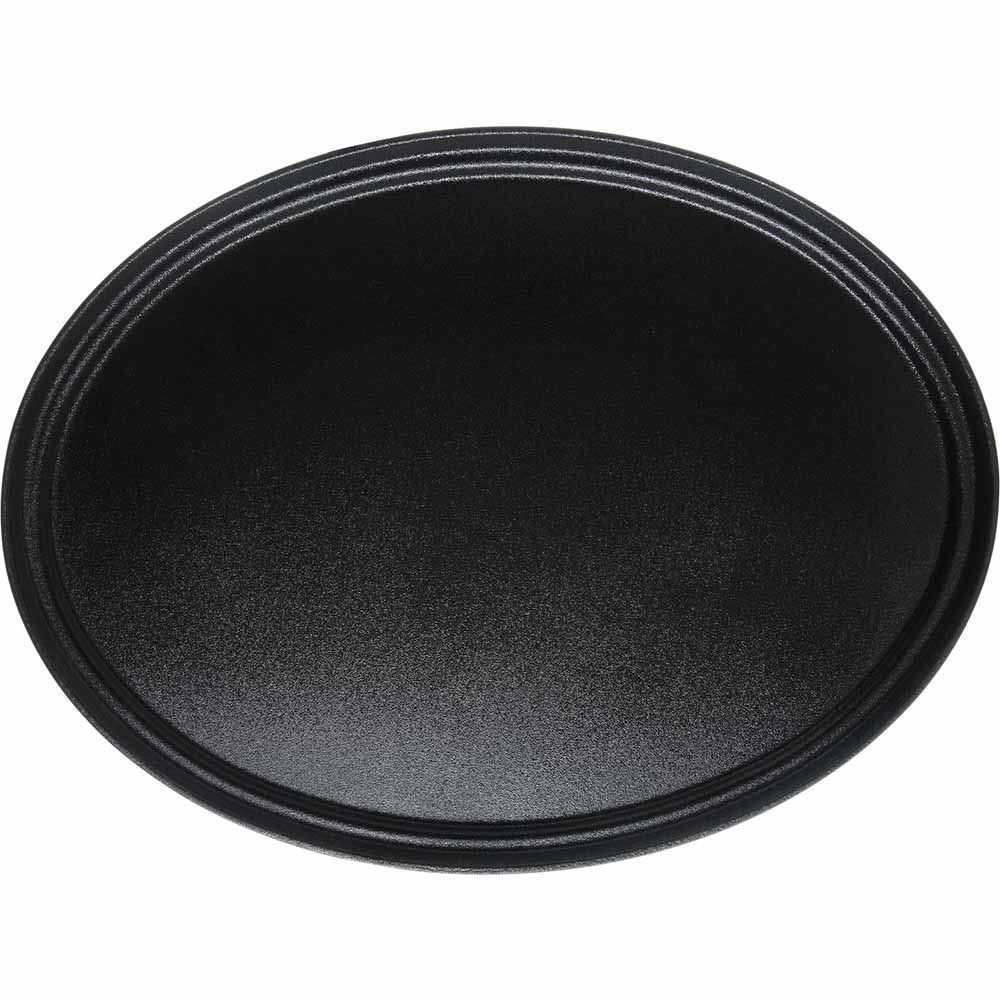 Serviertablett oval/XXL, Carlisle, Schwarz - 78,74 x 60,96 cm