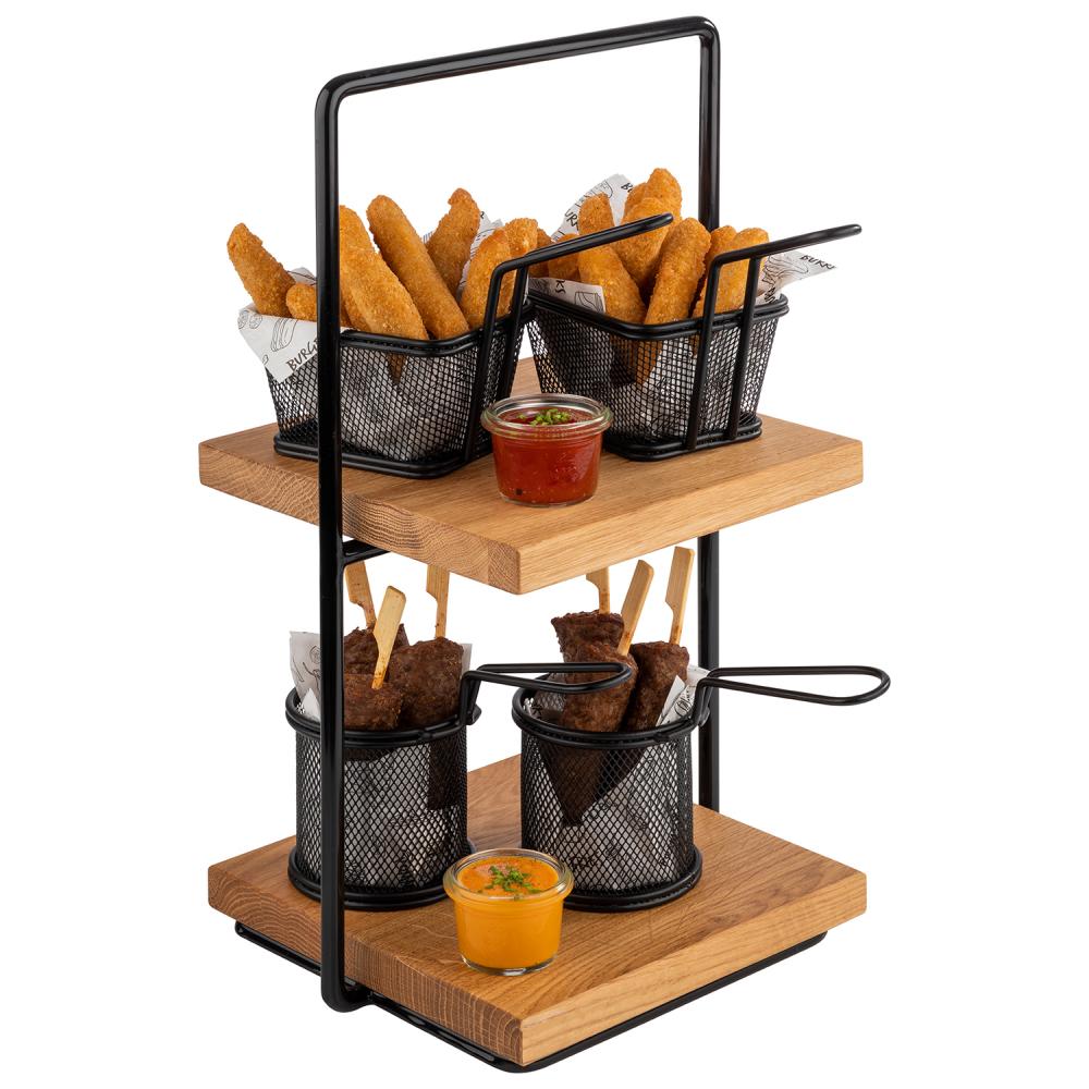 Etagère / Buffetständer 2-stufig, APS, PERFECTO SMALL- 20 x 23 cm