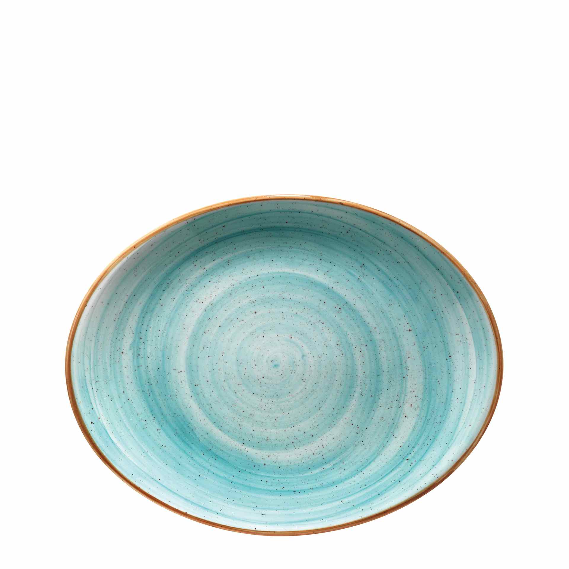 Servierplatte "Moove", Bonna, Aura Aqua, Türkis - 31 x 24 cm