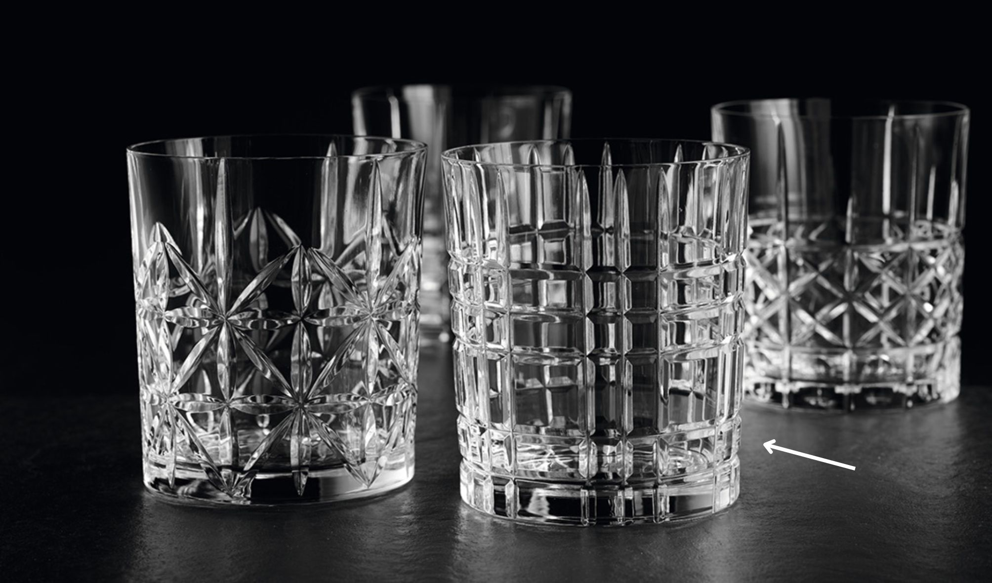 Double Old Fashioned Glas, Nachtmann, Highland Square - 345 ml