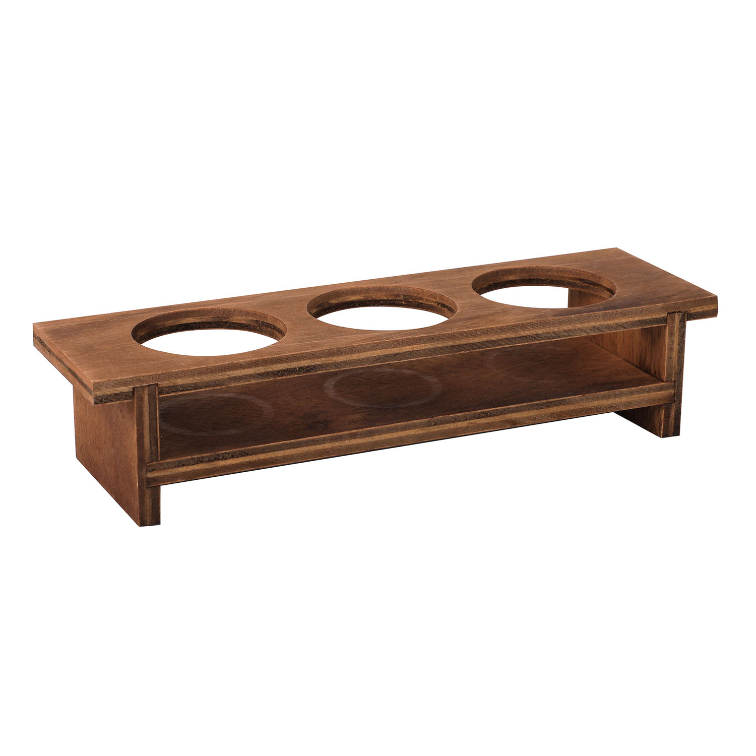Holz-Ständer mit 3 Einsätzen