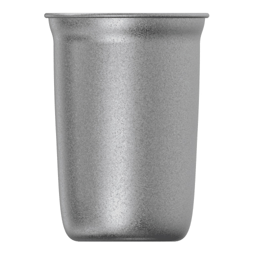 Metallbecher im 6er Set, GINZA, Edelstahl - Ø 9,8 cm | 750 ml
