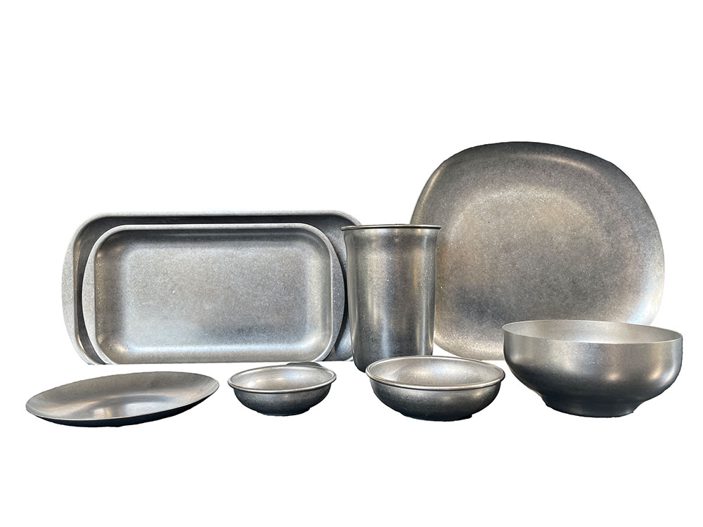 Metallschüssel (Edelstahl), GINZA, Tableware - 6er Set