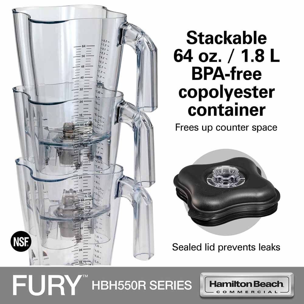 Bar Blender/ Standmixer, Hamilton Beach, Fury High - 1,8 Liter