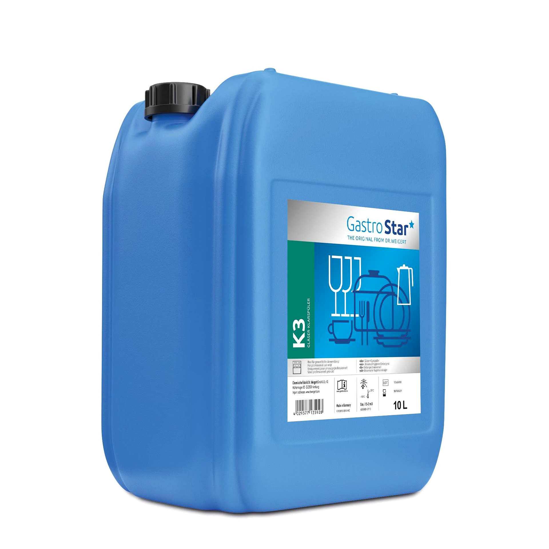 Gläser-Klarspüler, Dr. Weigert, Gastro Star K 3 - 10 Liter
