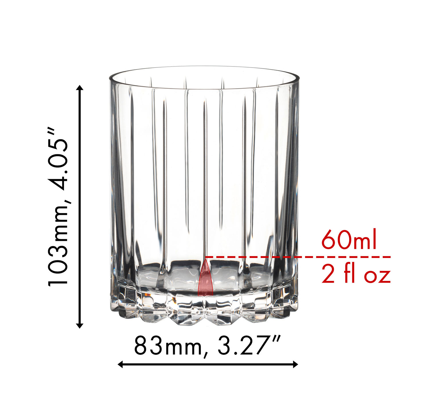 Double Rocks Glas, Riedel, Bar Glasses - 370 ml