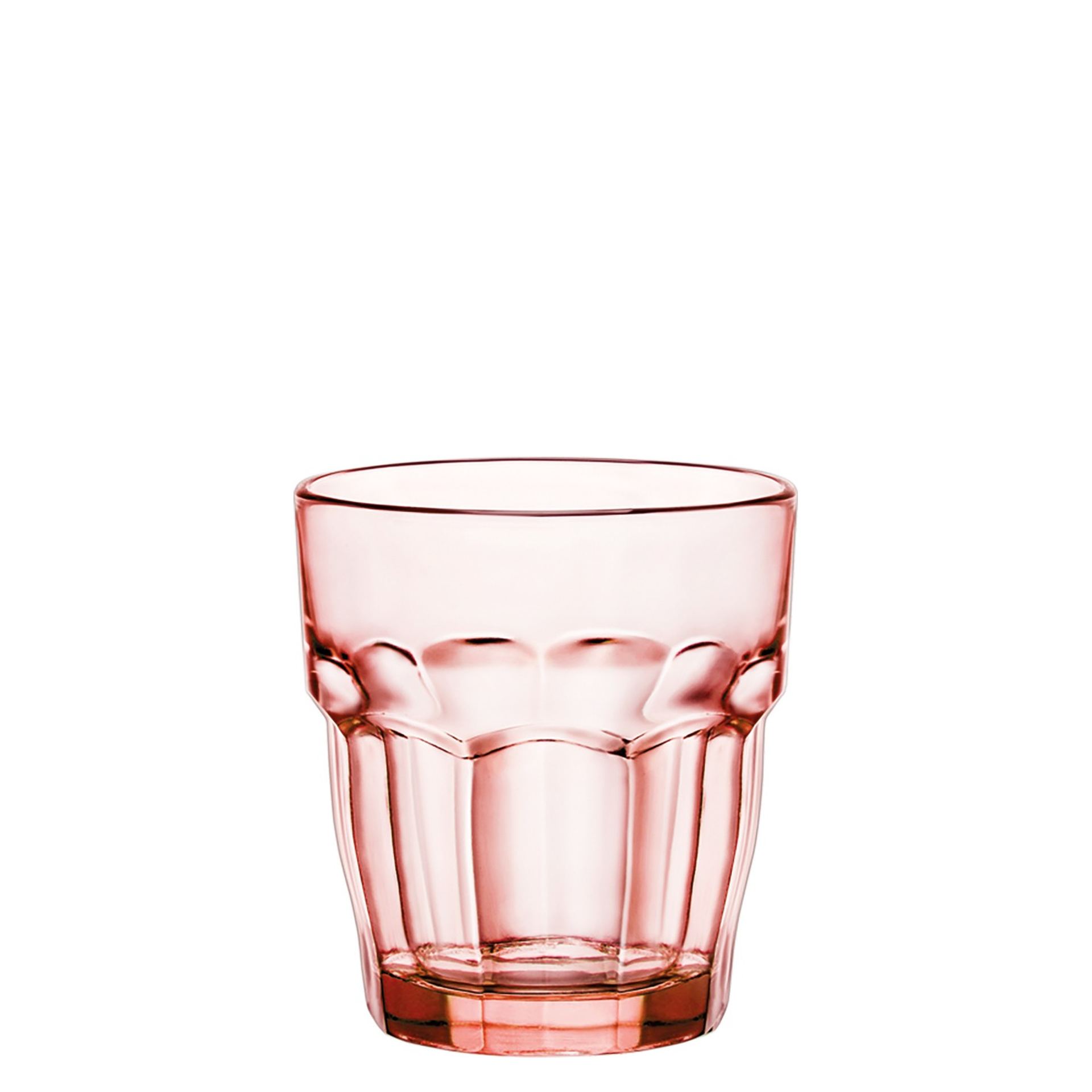Saft- Wasserglas / Becher, Bormioli Rocco, Rock Bar, Pink- 270 ml