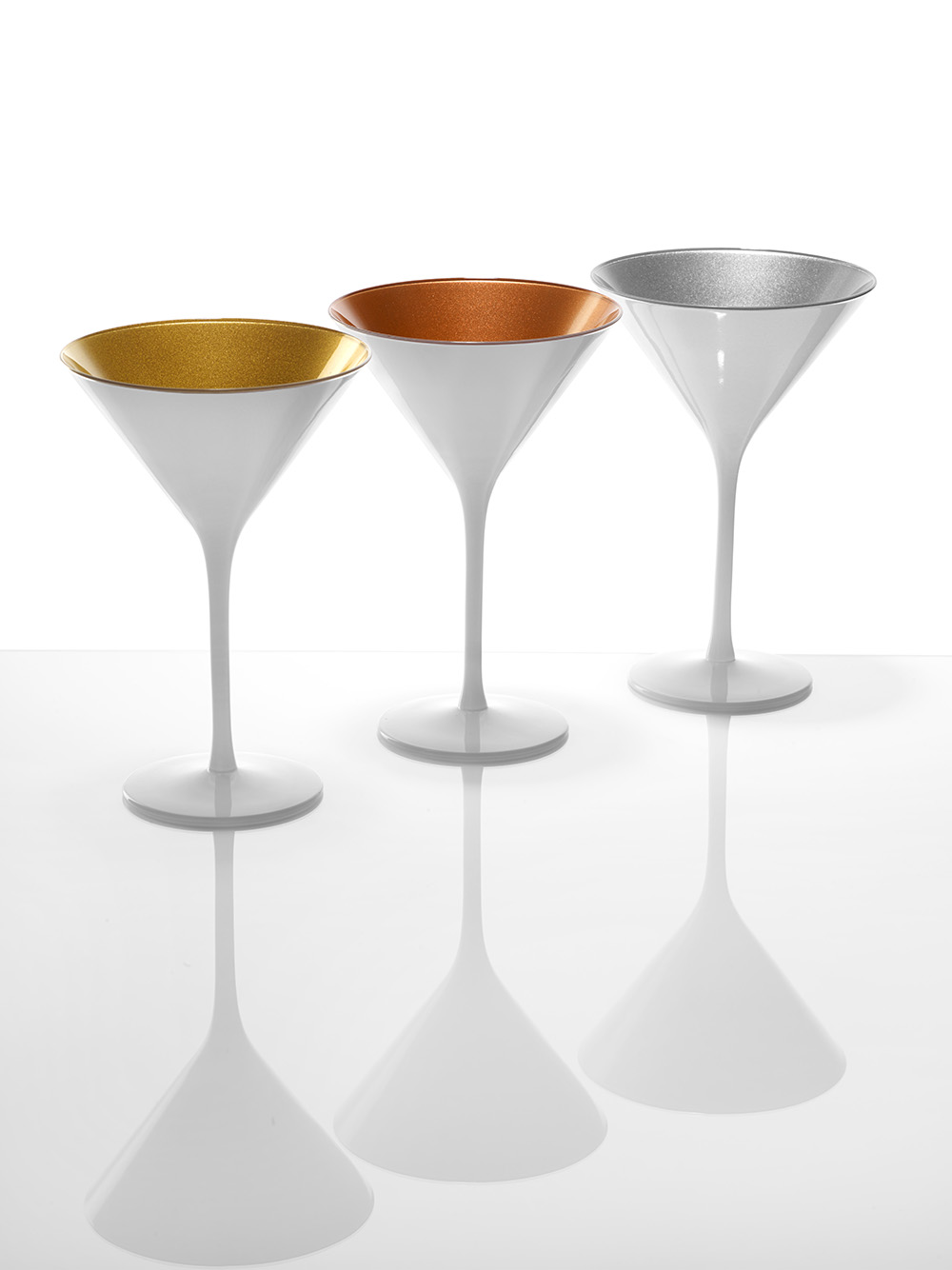 Cocktailschale, Stölzle, Elements, Weiß/Bronze - 240ml