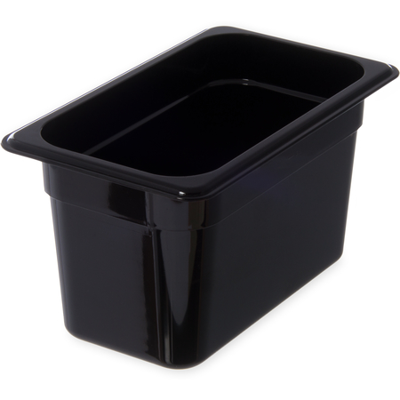 GN 1/4-150, Carlisle, StorPlus, Polycarbonat, Schwarz - 3,8 Liter