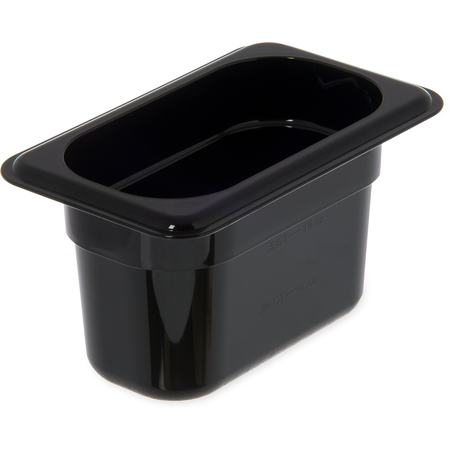 GN 1/9-100, Carlisle, StorPlus, Polycarbonat, Schwarz - 900ml