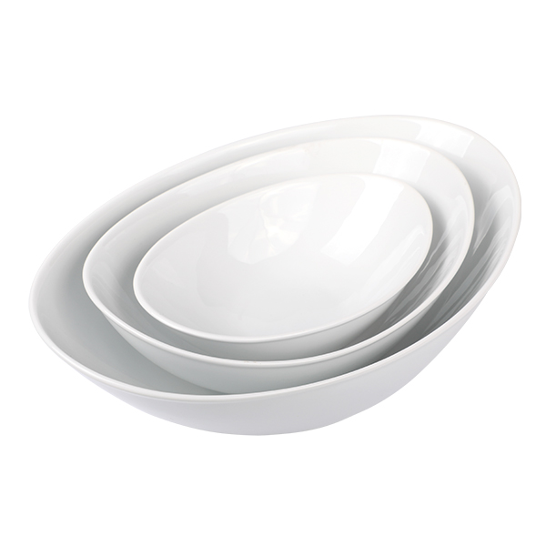 Dessertschale oval, Royal Porcelain, Serie 02 - 10,5 x 15 cm