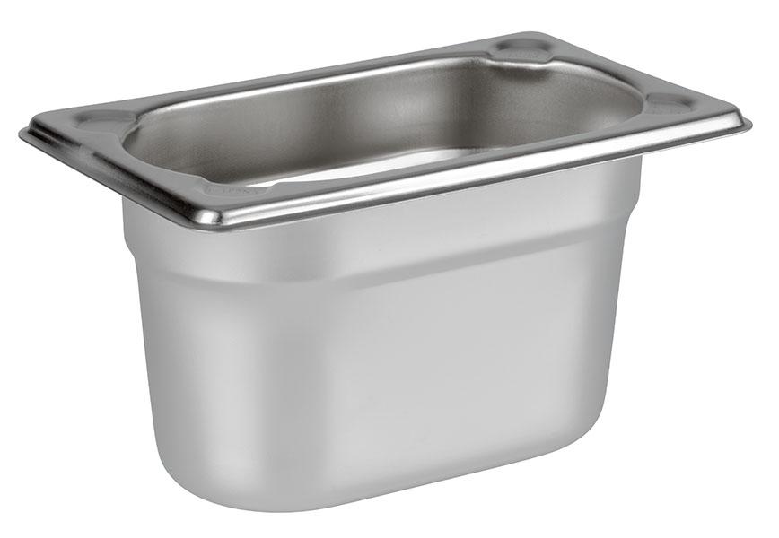 GN 1/9-100, APS, Edelstahl, Silber - 1 Liter