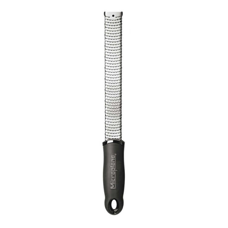 Zester Reibe Premium, Microplane, Schwarz - 32 x 3,5 x 3 cm