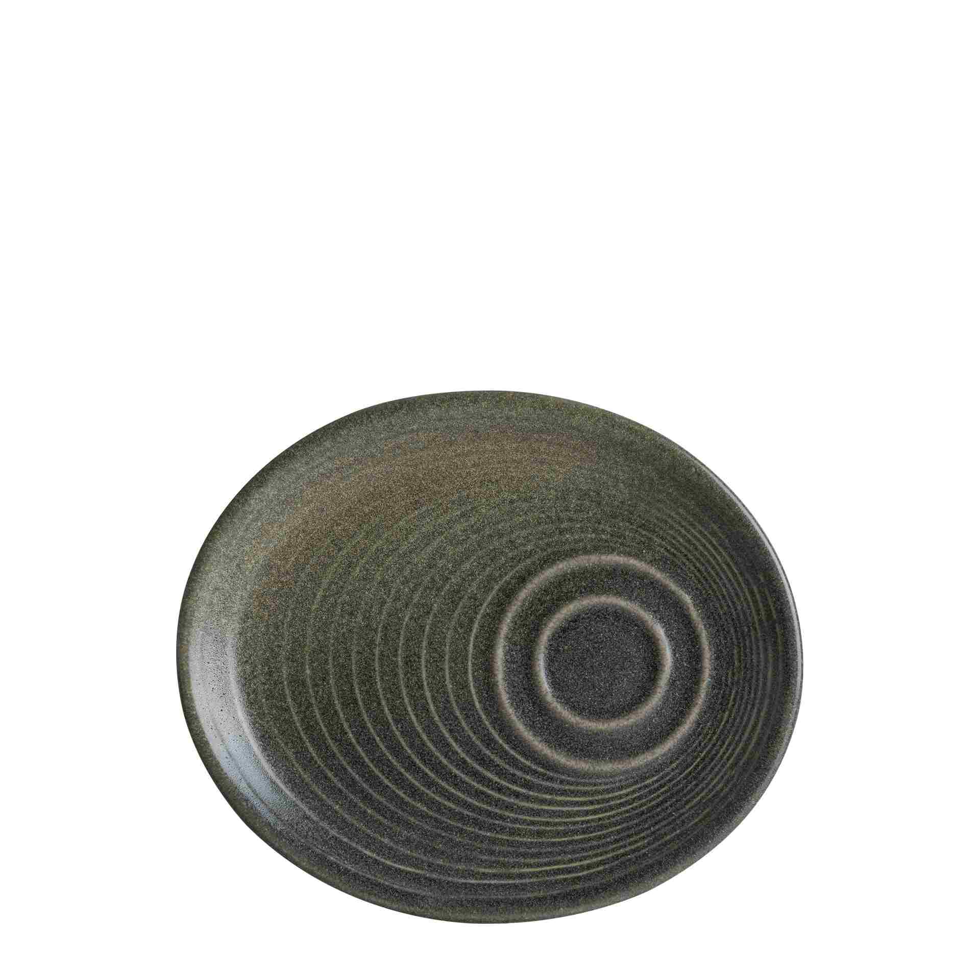 Untertasse Universal, Bonna, Hornfels, Grau - 20 x 17 cm
