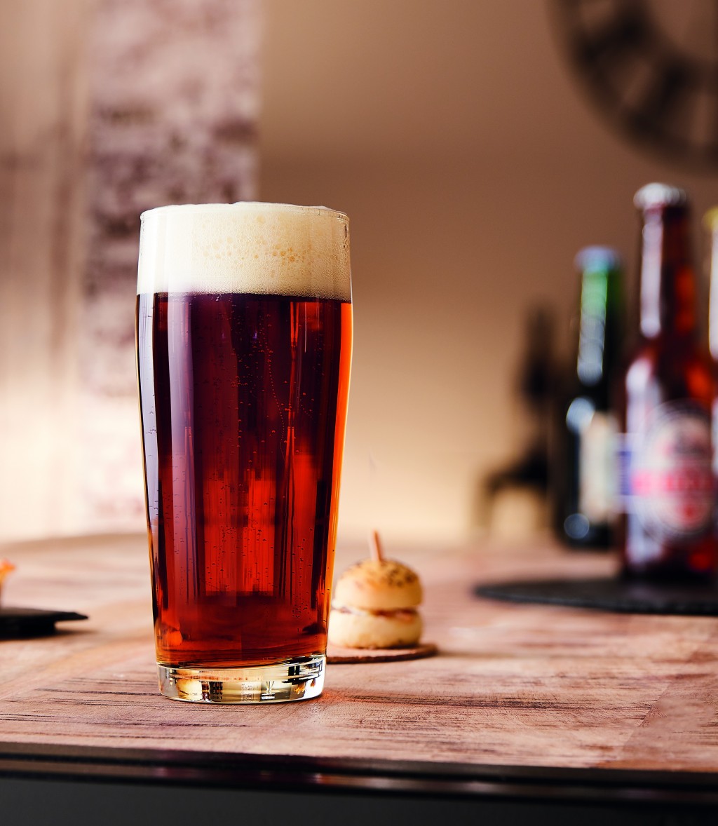 Bierglas, Arcoroc, Willi Becher - Eichstrich: 0,5 l