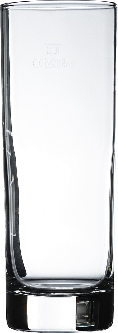 Longdrinkglas, Arcoroc, Islande FH36 - Eichstrich: 0,3 l