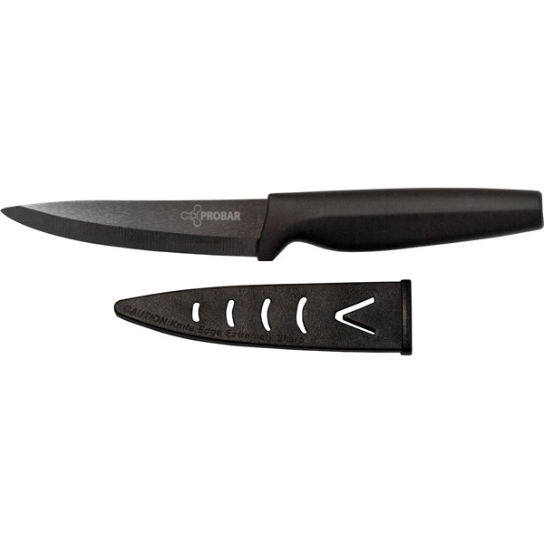 Keramikmesser, Probar, Schwarz, Klingenlänge - 10,16 cm