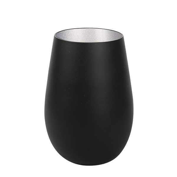 Becher, Stölzle, Elements, Schwarz/Silber - 465ml