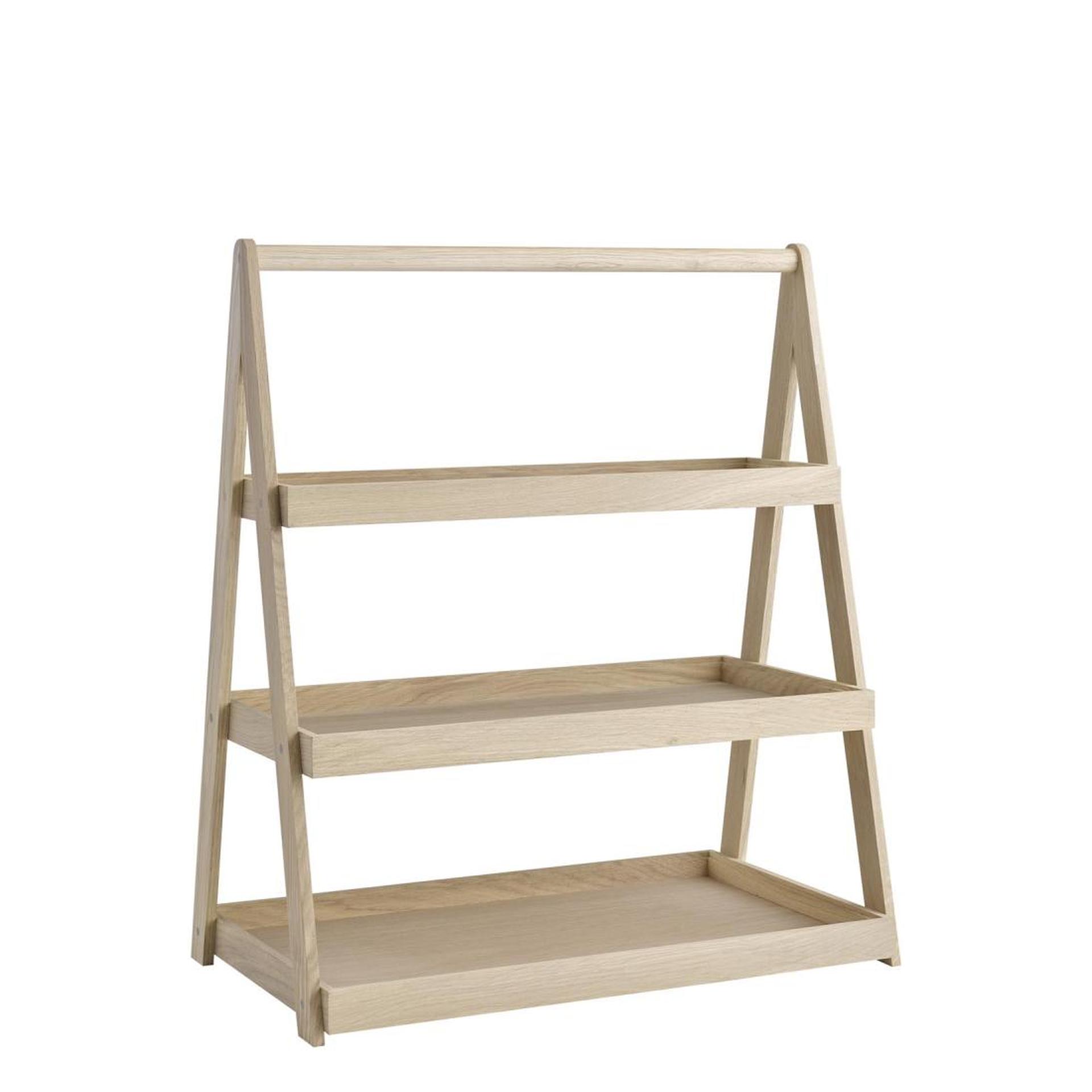 Etagère, 3-stufig, APS, VALO, Eichenholz - 55 x 32,5 cm | H 64 cm