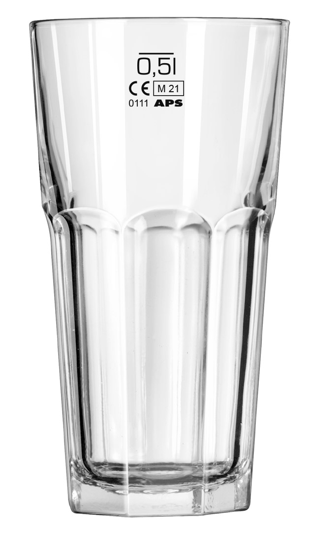 Cooler Glas / Beverage, Onis, Titan - Eichstrich: 0,5 l