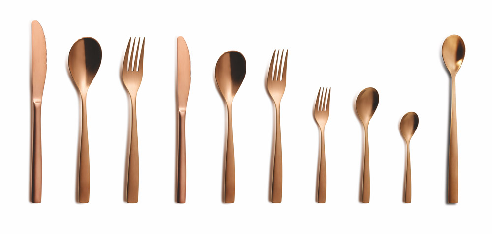 Dessertmesser, Comas, BCN Colors Cobre, Kupfer - 20,2 cm