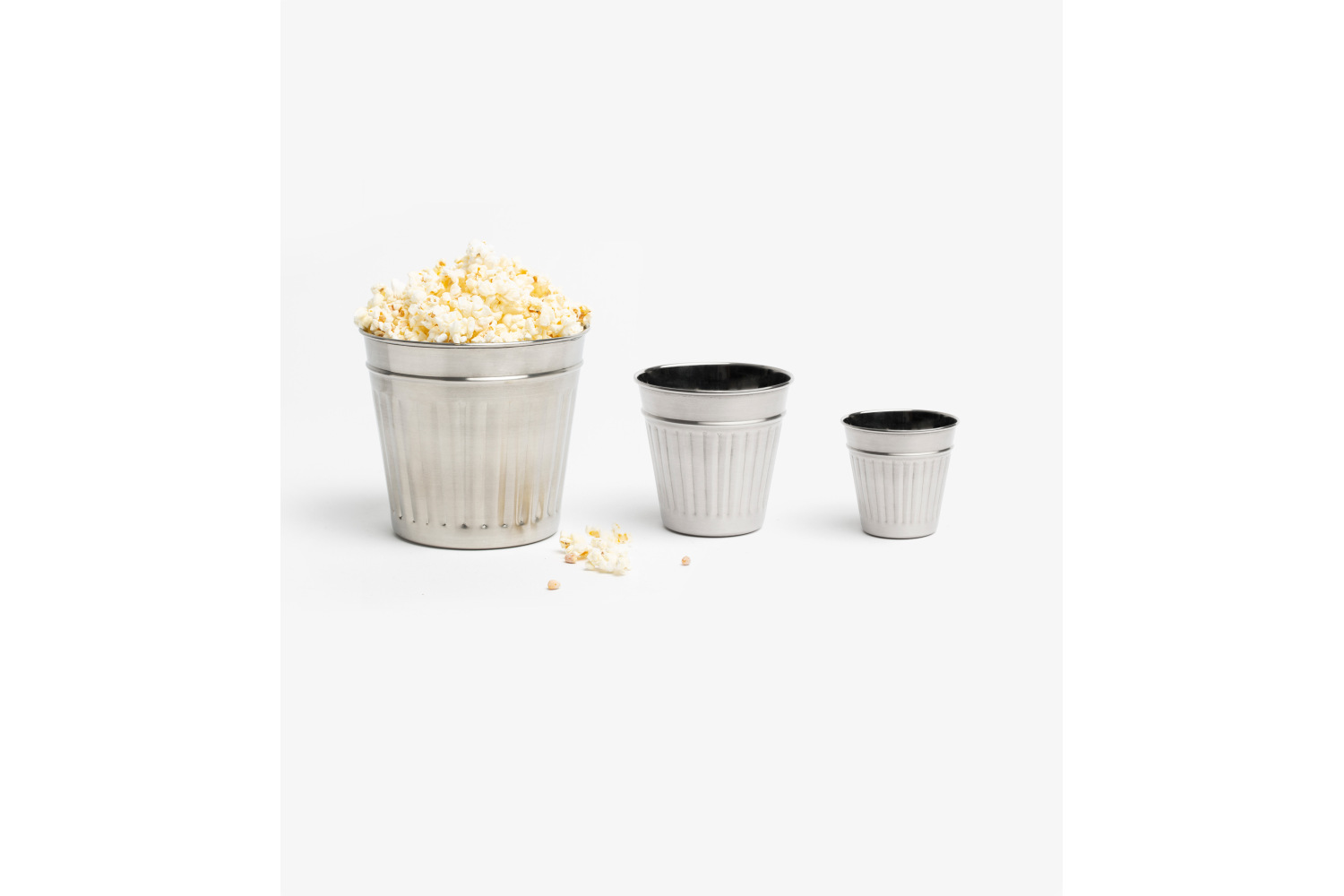 Mini Behälter / Snackbox, Comas, Edelstahl, Silber - 350 ml