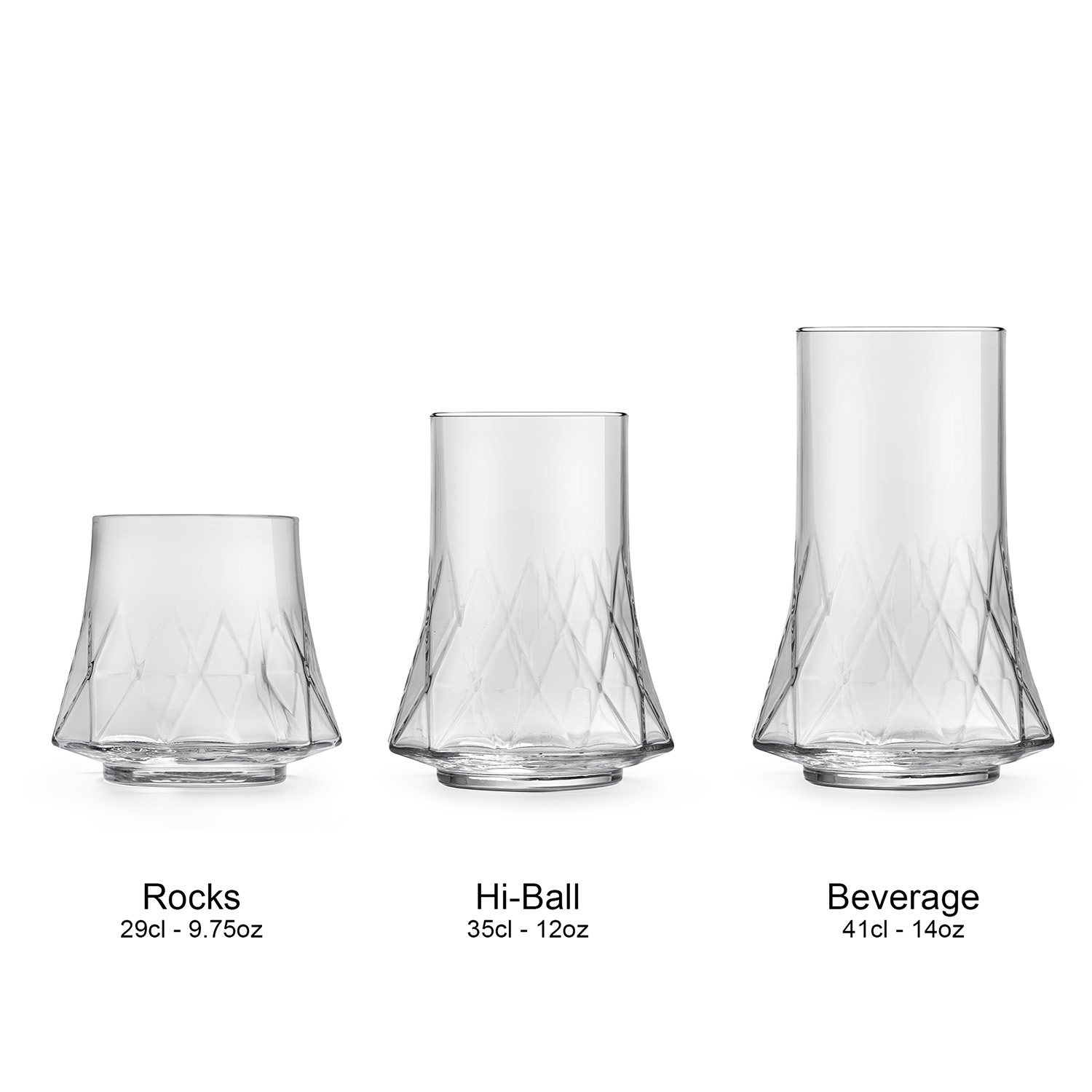 Highball / Longdrinkglas, Glas, Onis, Divergence - 350 ml