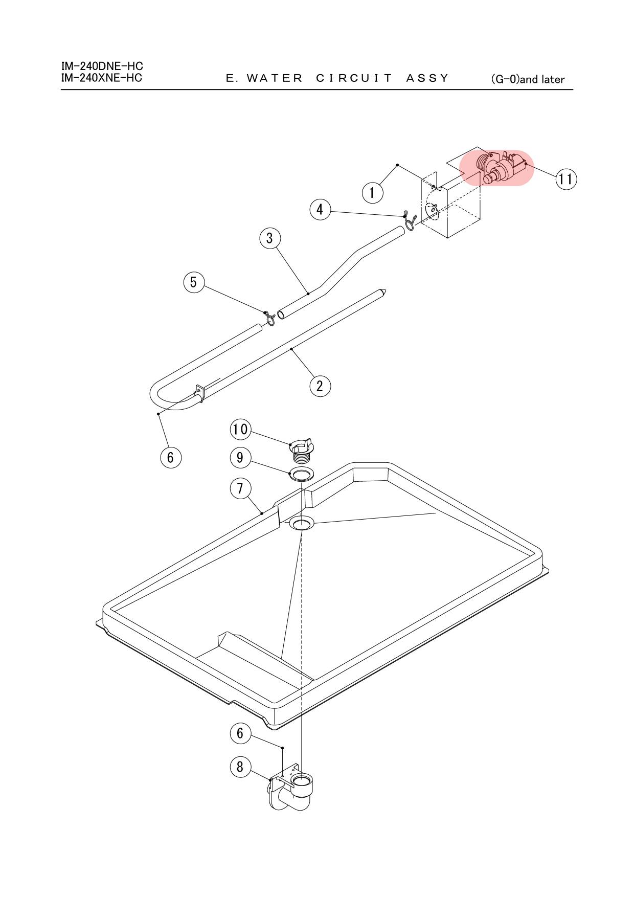 Ventil Wassereinlauf, Hoshizaki, IM-240