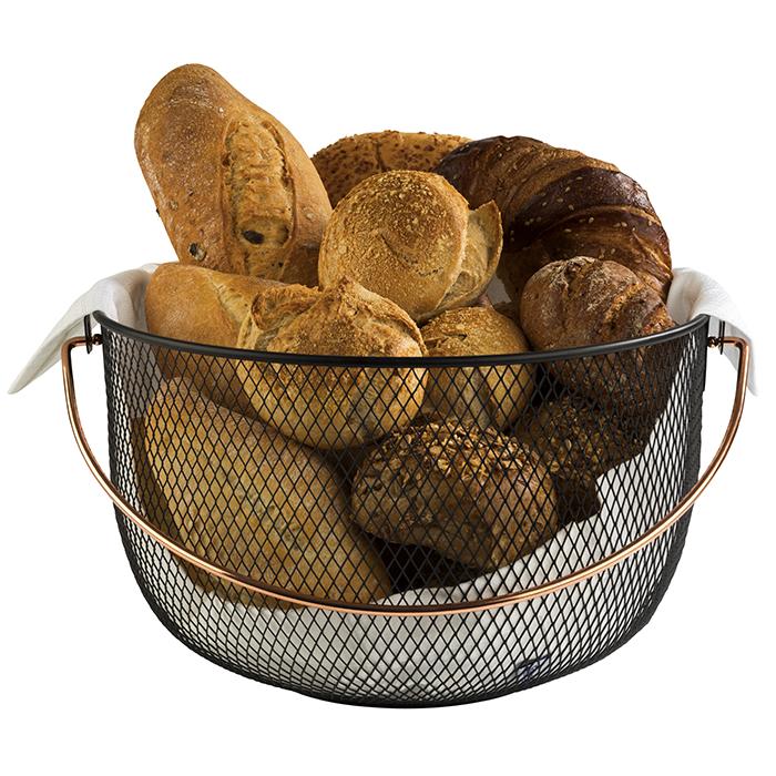 Brot- & Obstkorb, APS, Schwarz - Ø 30 cm