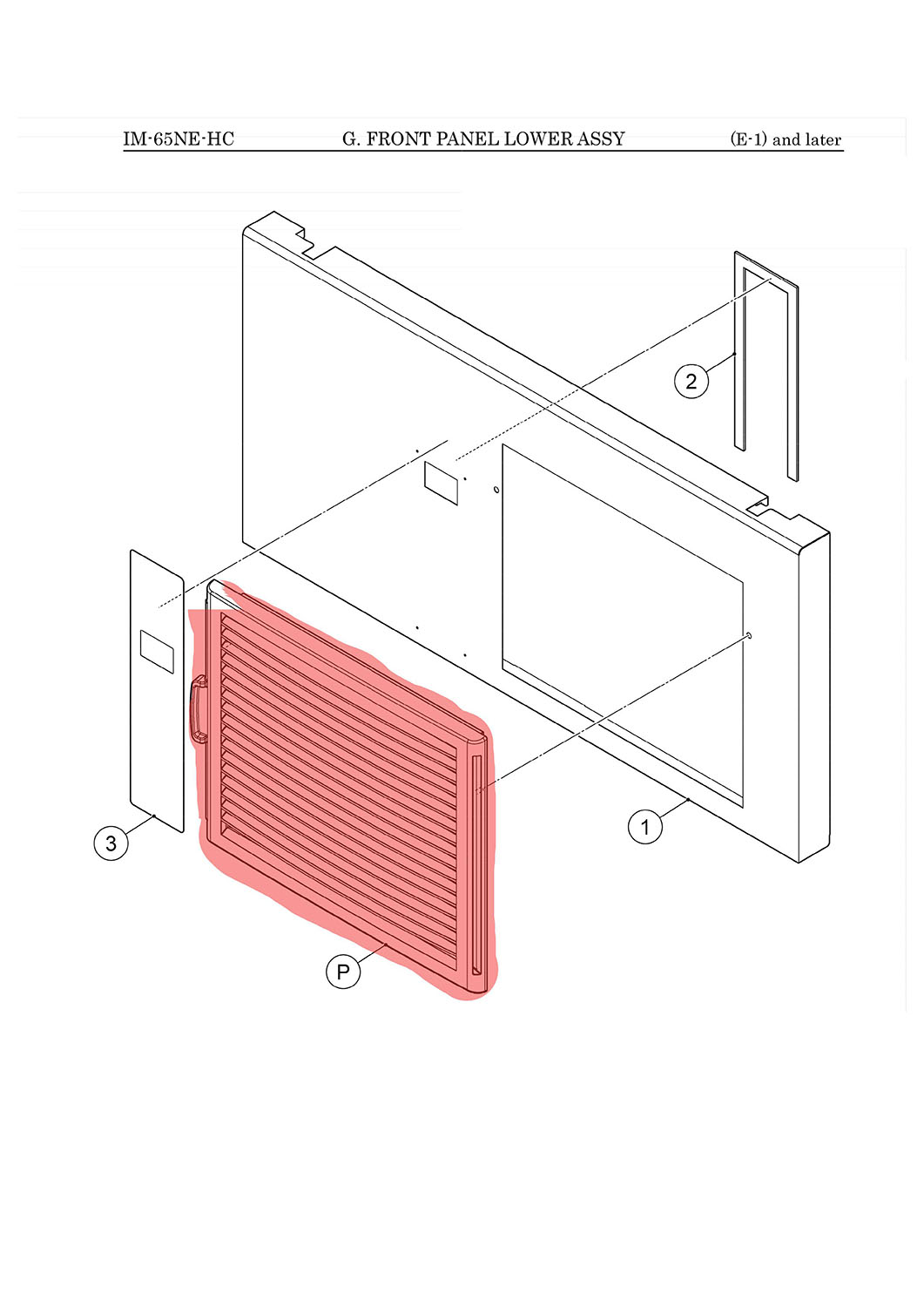 Luftfilter, Hoshizaki, IM-45/IM-65/IM-100 + FM-80/FM-120
