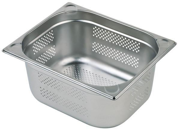 GN 1/2-200 perforiert, APS, Edelstahl, Silber - 12,5 Liter