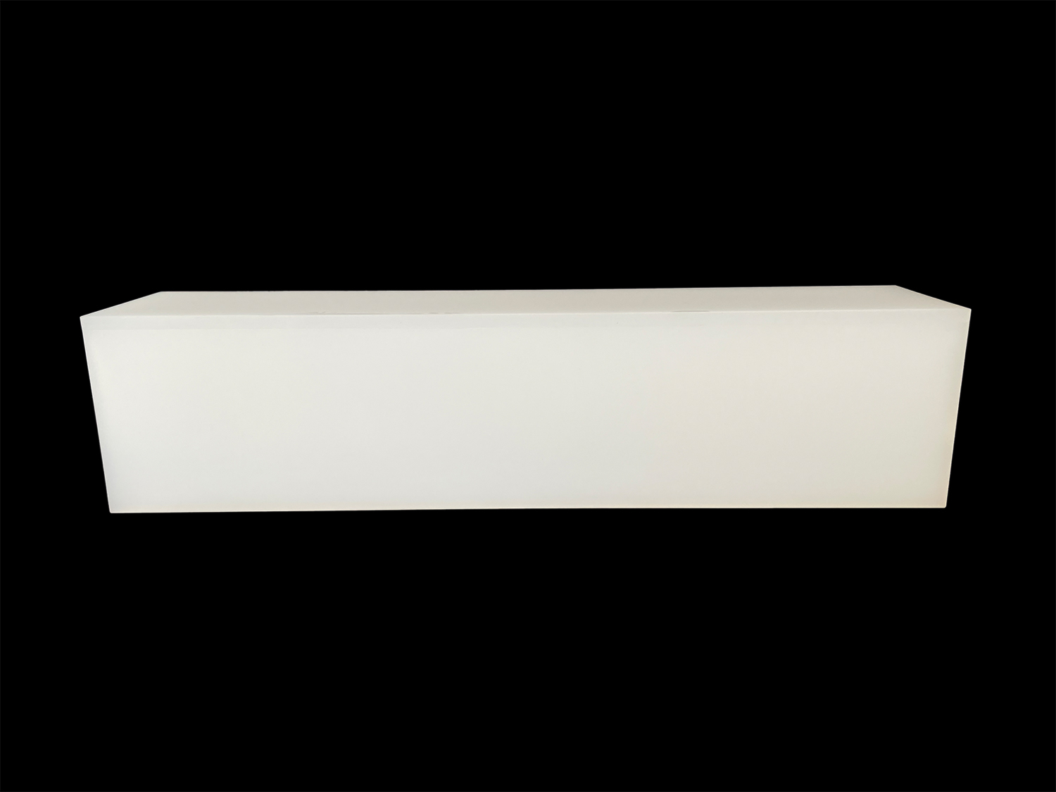 Flaschenstufe D aus Acryl, 50cm x 10cm x 12cm