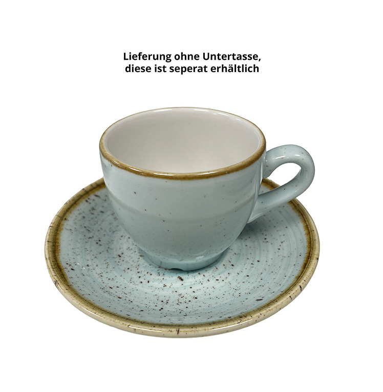 Chruchill, Stonecast Duck Egg, Espresso Tasse 9Cl
