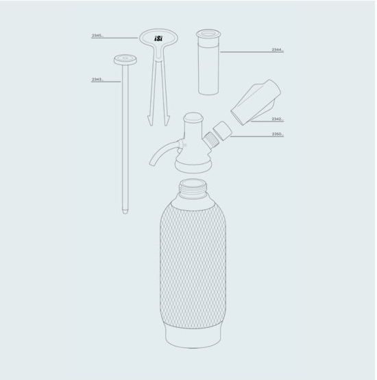 Sodabereiter / Sodamaker Classic, iSi - 1 Liter