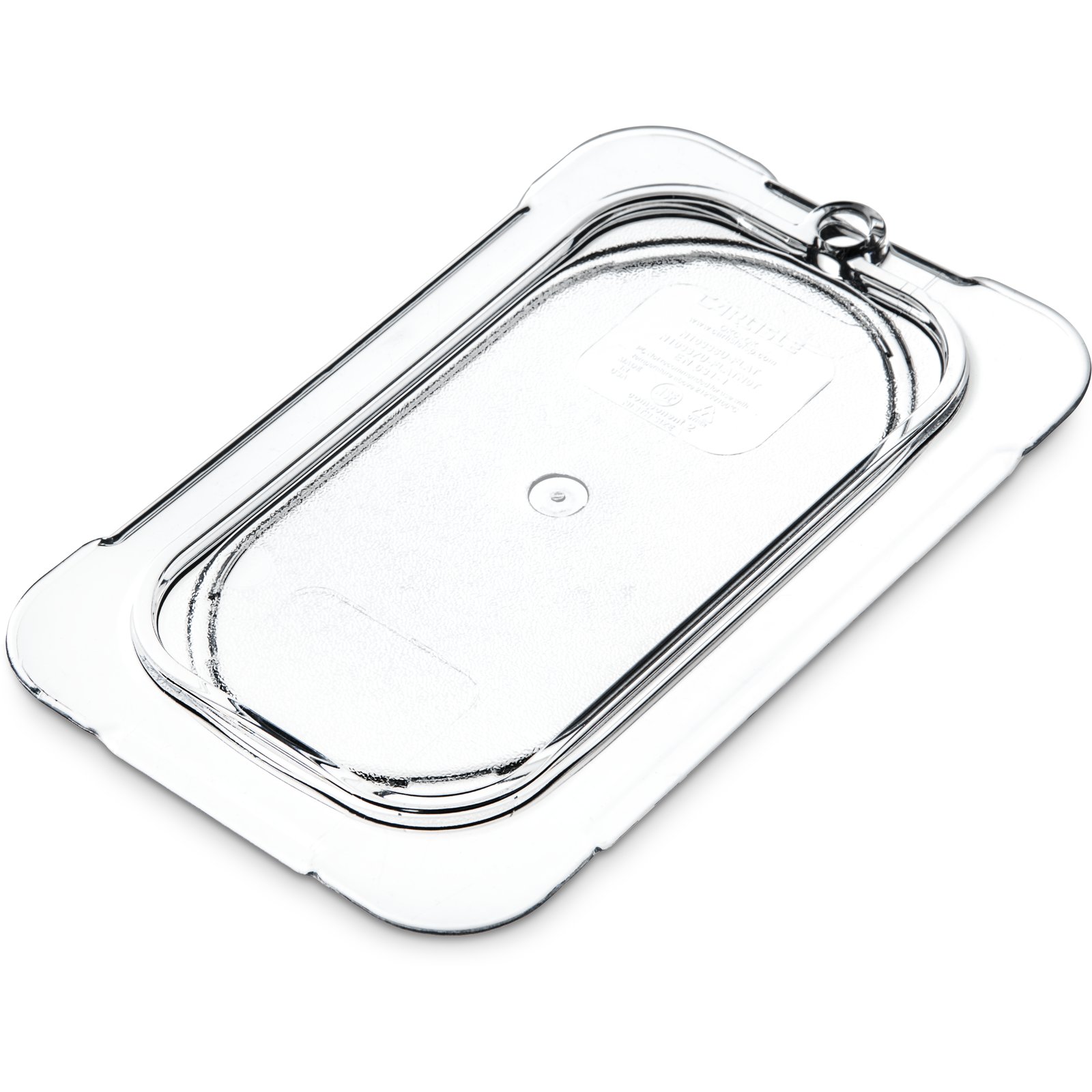 GN 1/9 Universaldeckel flach, Carlisle, Polycarbonat, Klar