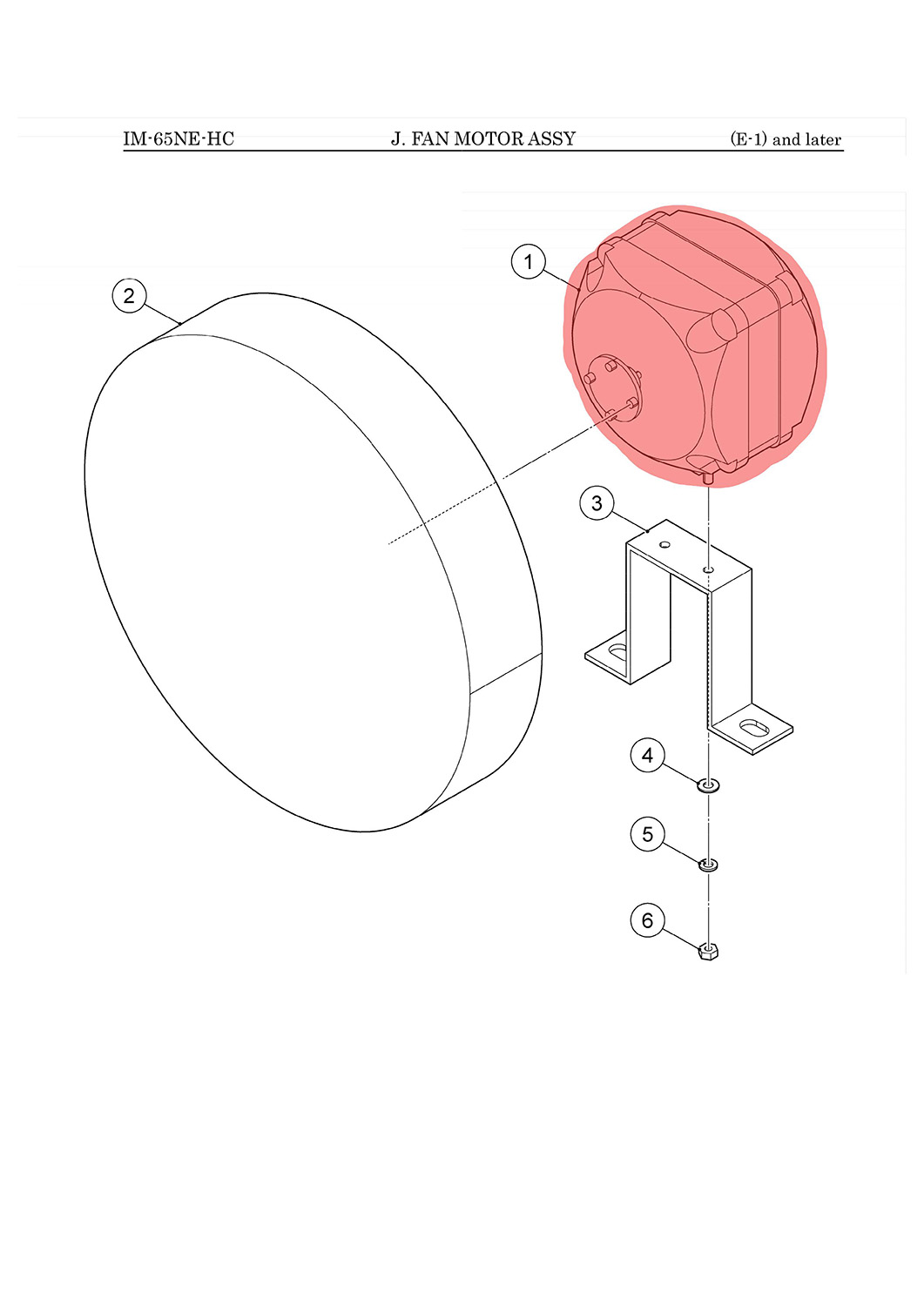 Lüftermotor, Hoshizaki, IM-45/IM-65/IM-100/IM-130