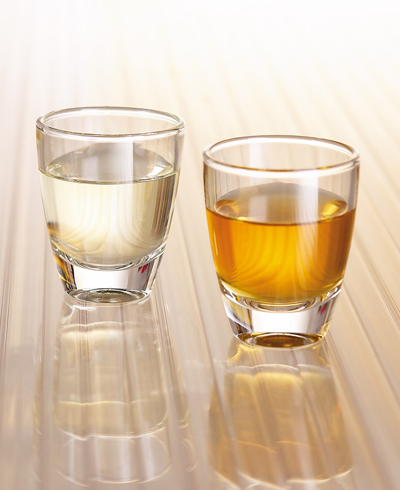 Shotglas / Schnapsglas, Arcoroc, "Gin 12" - Eichstrich: 2 cl